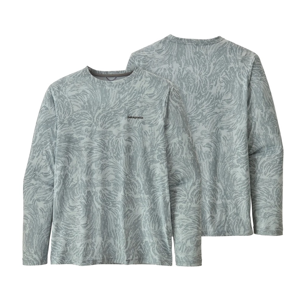 Patagonia Men's Long-Sleeved Capilene Cool Daily Fish Graphic Shirt M